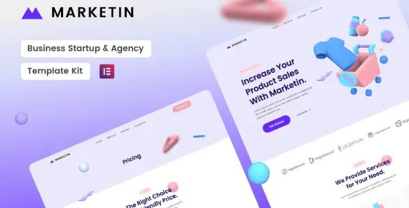 Marketin – Business Startup & Agency Elementor Template Kit