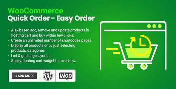 WooCommerce Quick Order Plugin – Bulk & Fast Product Ordering